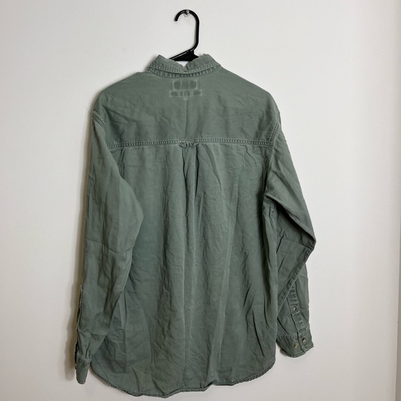 Vintage Columbia Cotton Button Down Shirt Sz L - Picture 8 of 9